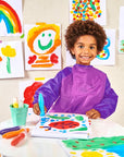 Easy Squeezy Squeezable Poster Paint Brushes - Set of 6