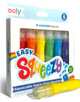 Easy Squeezy Squeezable Poster Paint Brushes - Set of 6