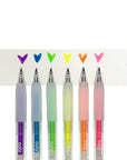 Jelly Gloss Neon Multi-Surface Deco Gel Pens - Set of 6