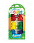 Cuddly Cubs Bear Finger Crayons - Set of 6