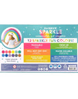 Rainbow Sparkle Metallic Watercolor Gel Crayons - Set of 12