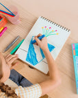 Rainbow Sparkle Metallic Watercolor Gel Crayons - Set of 12