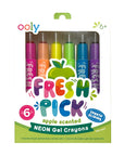 Fresh Pick Apple Scented Gel Crayons - Set of 6