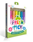 Fresh Pick Apple Scented Gel Crayons - Set of 6