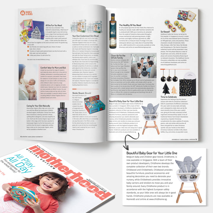 Motherhood Singapore Magazine November 2017 Puttot Press Feature