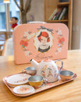 Les Parisiennes Tin Tea Set Suitcase