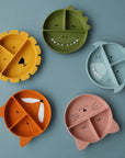 Silicone Divided Suction Plate - Mr. Shark