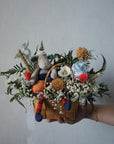 Snuggle Newborn Preserved Flower Basket