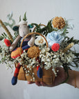 Snuggle Newborn Preserved Flower Basket