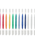 Stamp-A-Doodle Double-Ended Markers - Set of 12