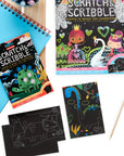 Mini Scratch & Scribble Art Kit - Dinosaur Days