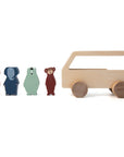 Wooden Animal Bus