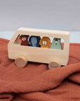 Wooden Animal Bus