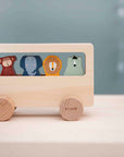 Wooden Animal Bus