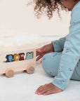 Wooden Animal Bus