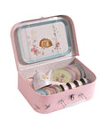 Les Rosalies Tin Tea Set Suitcase