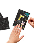 Mini Scratch & Scribble Art Kit - Safari Party
