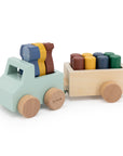 Wooden Animal Car with Trailer