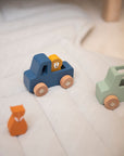 Wooden Animal Car