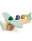 Wooden Animal Airplane