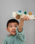Wooden Animal Airplane