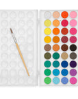 Lil Watercolor Paint Pods & Brush - 37 Pc Set