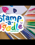 Stamp-A-Doodle Double-Ended Markers - Set of 12