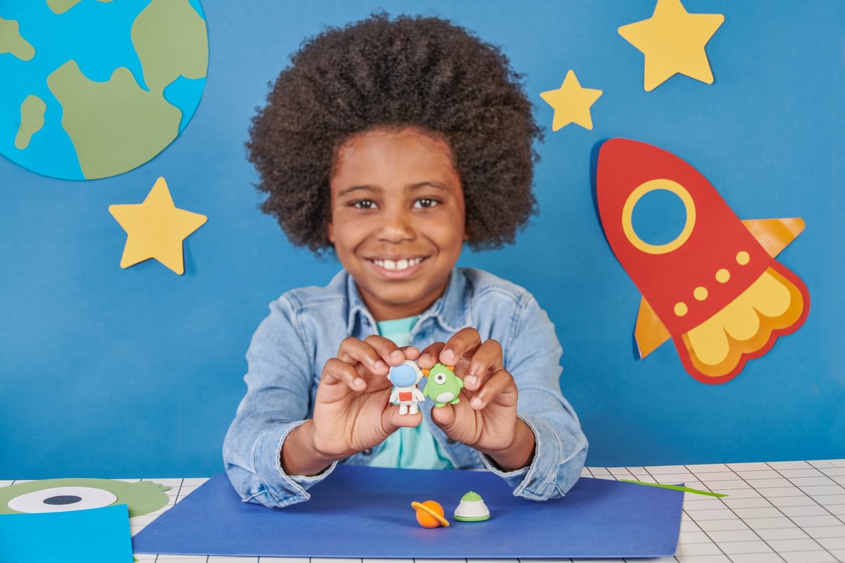 Outta This World Scented Puzzle Erasers - Set of 5