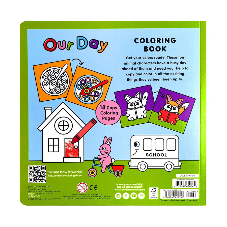 Our Day Copy Colouring Book