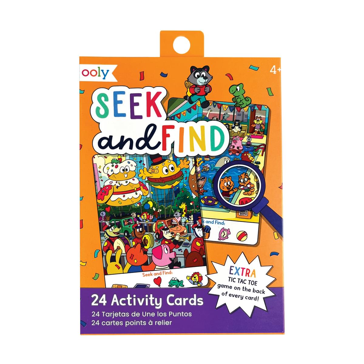 Paper Games Activity Cards - Seek & Find
