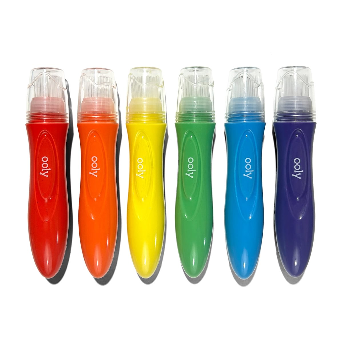 Easy Squeezy Squeezable Poster Paint Brushes - Set of 6