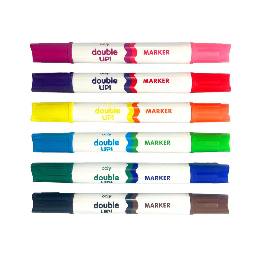 Double Up! Double-Ended Markers - Set of 6