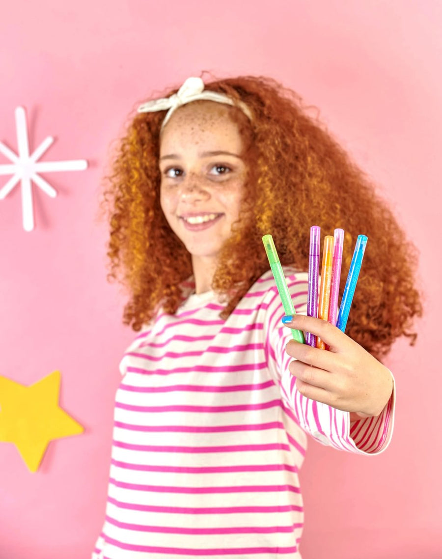 Switcheroo Sparkle Glittery Color Changing Markers - Set of 12