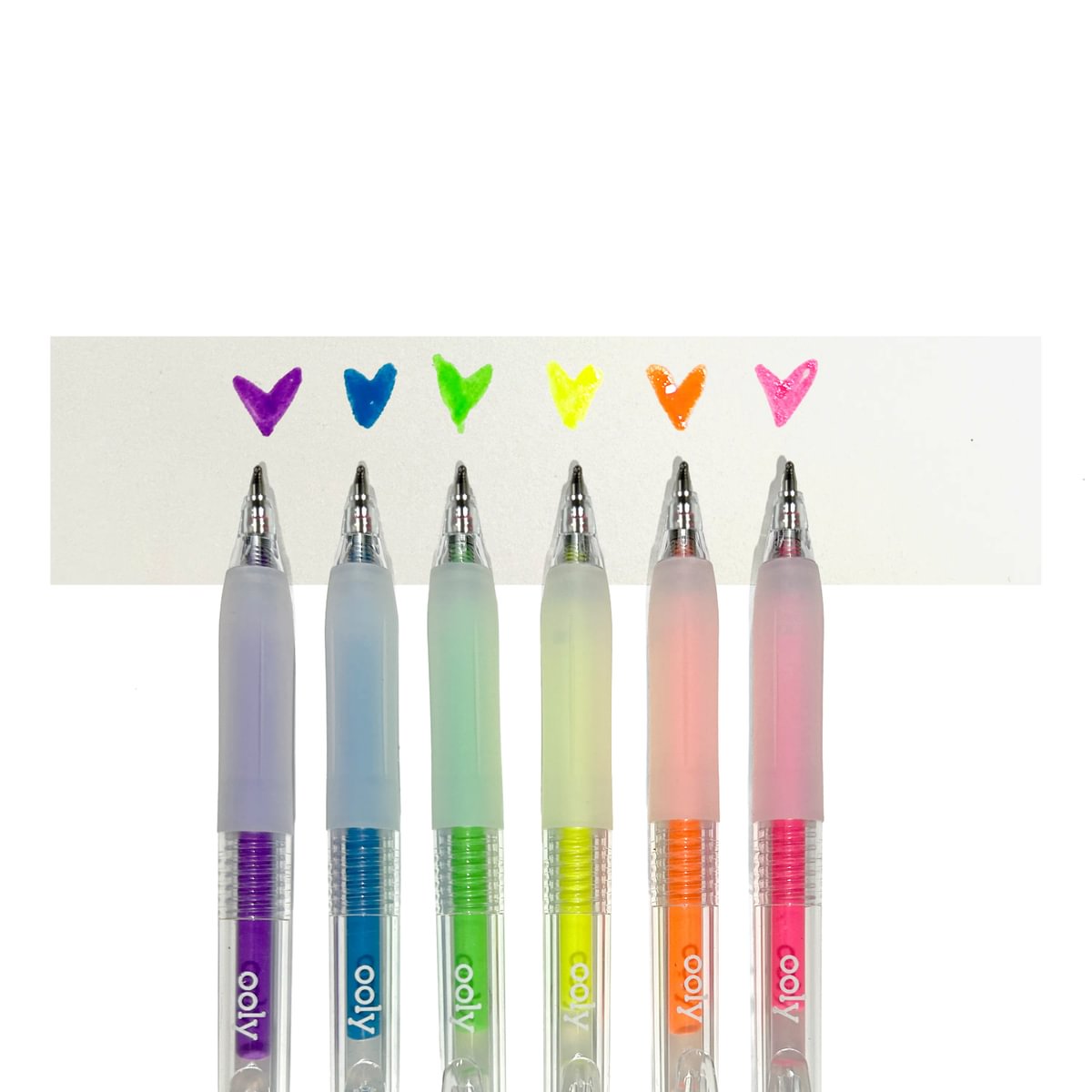 Jelly Gloss Neon Multi-Surface Deco Gel Pens - Set of 6