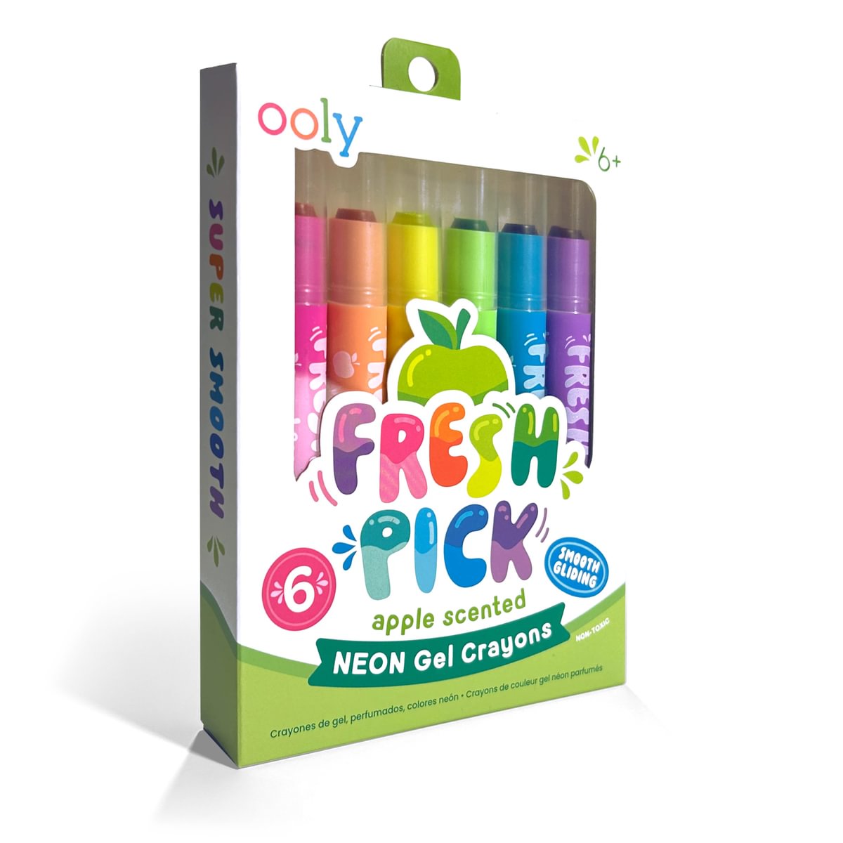Fresh Pick Apple Scented Gel Crayons - Set of 6