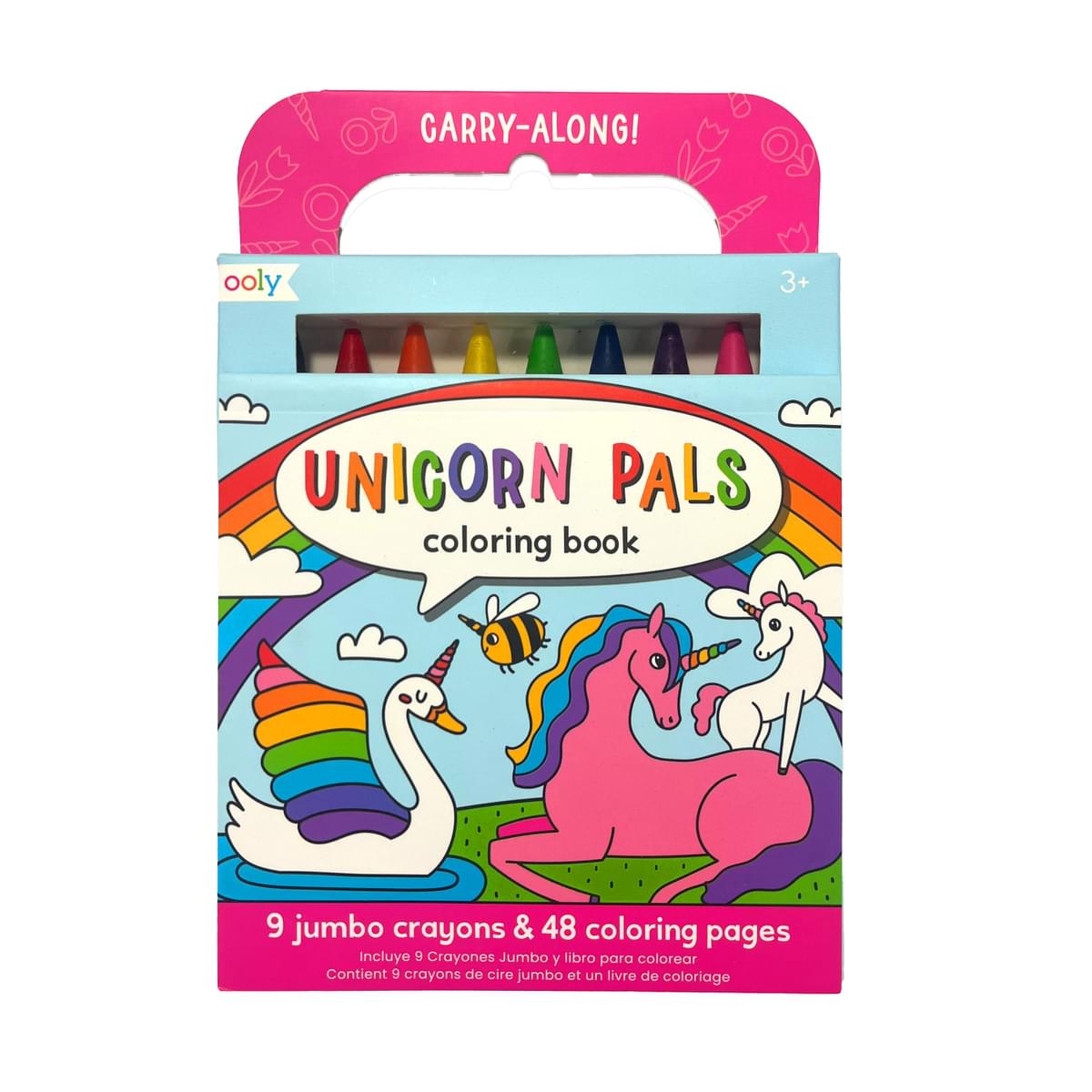 Carry Along Coloring Book Set - Unicorn Pals