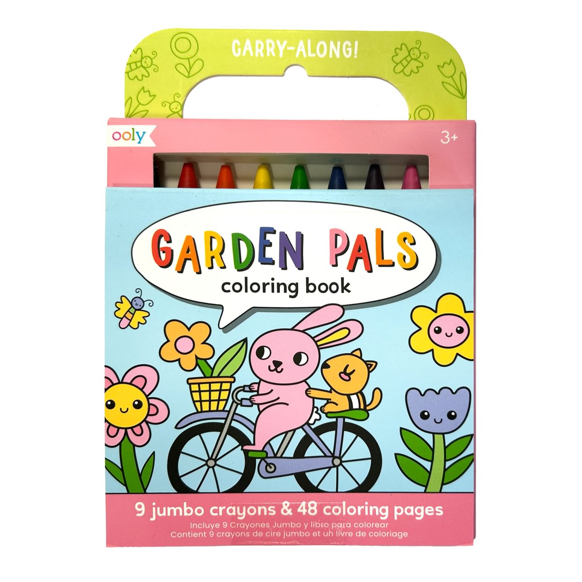 Carry Along Coloring Book Set - Garden Pals