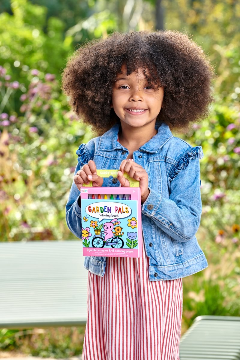 Carry Along Coloring Book Set - Garden Pals