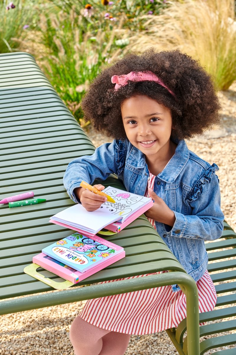 Carry Along Coloring Book Set - Garden Pals