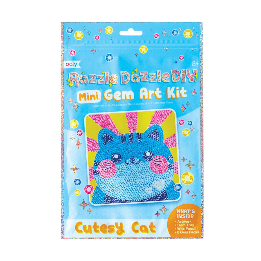 Razzle Dazzle DIY Mini Gem Art Kit - Cutesy Cat