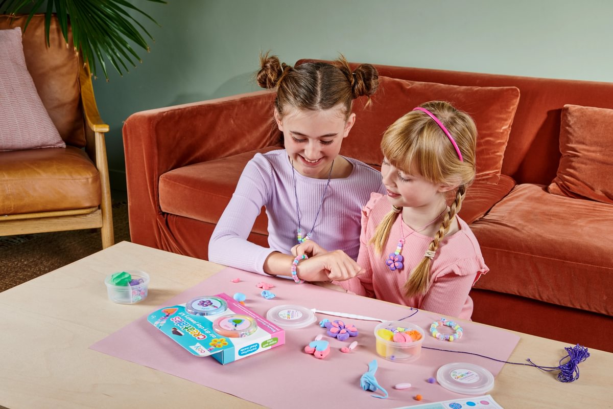 Creatibles Air Dry Clay Jewelry Kit - Blissful Blooms