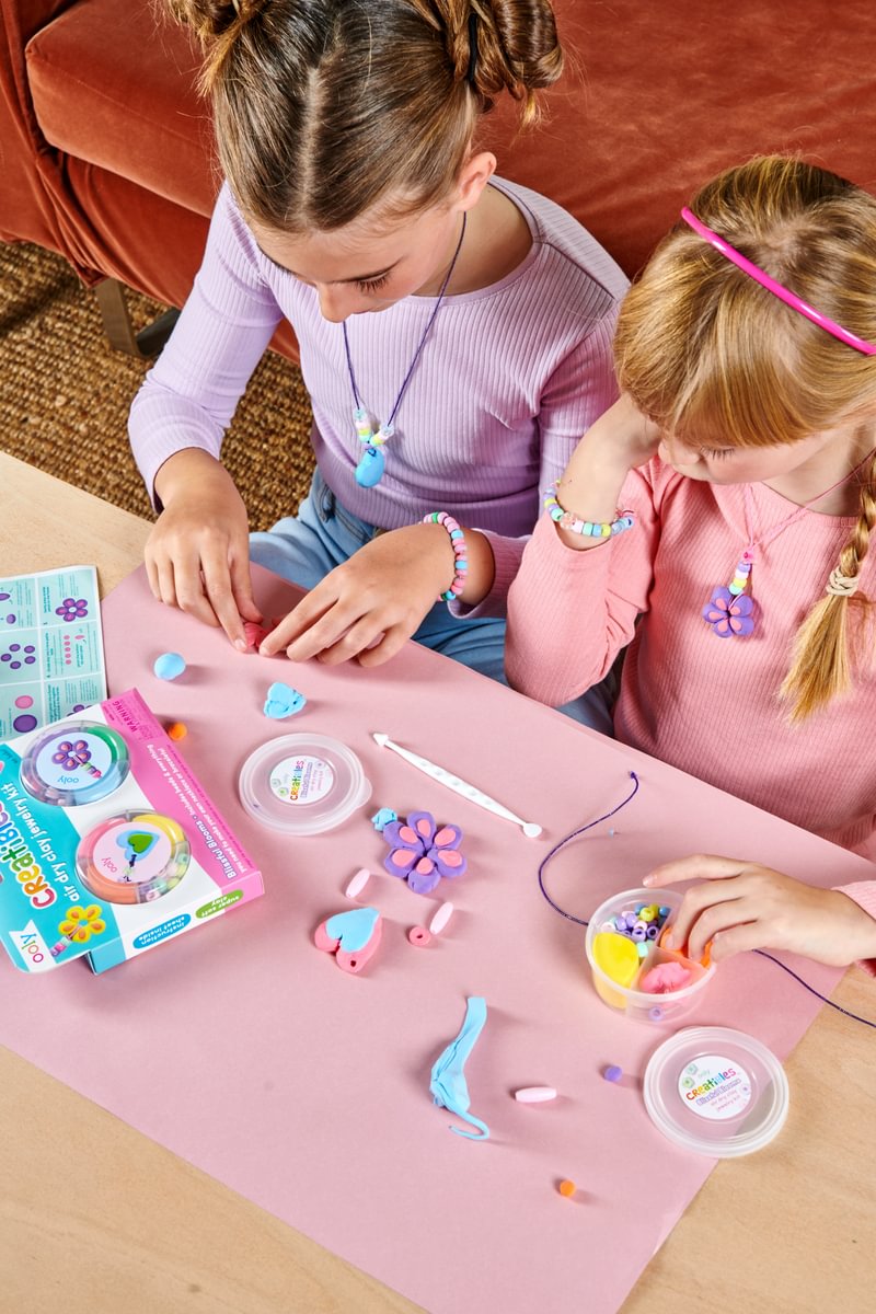 Creatibles Air Dry Clay Jewelry Kit - Blissful Blooms