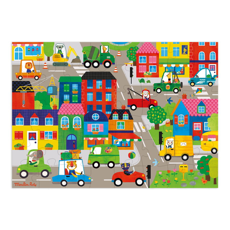 Les Popipop In Town! Puzzle 48pc