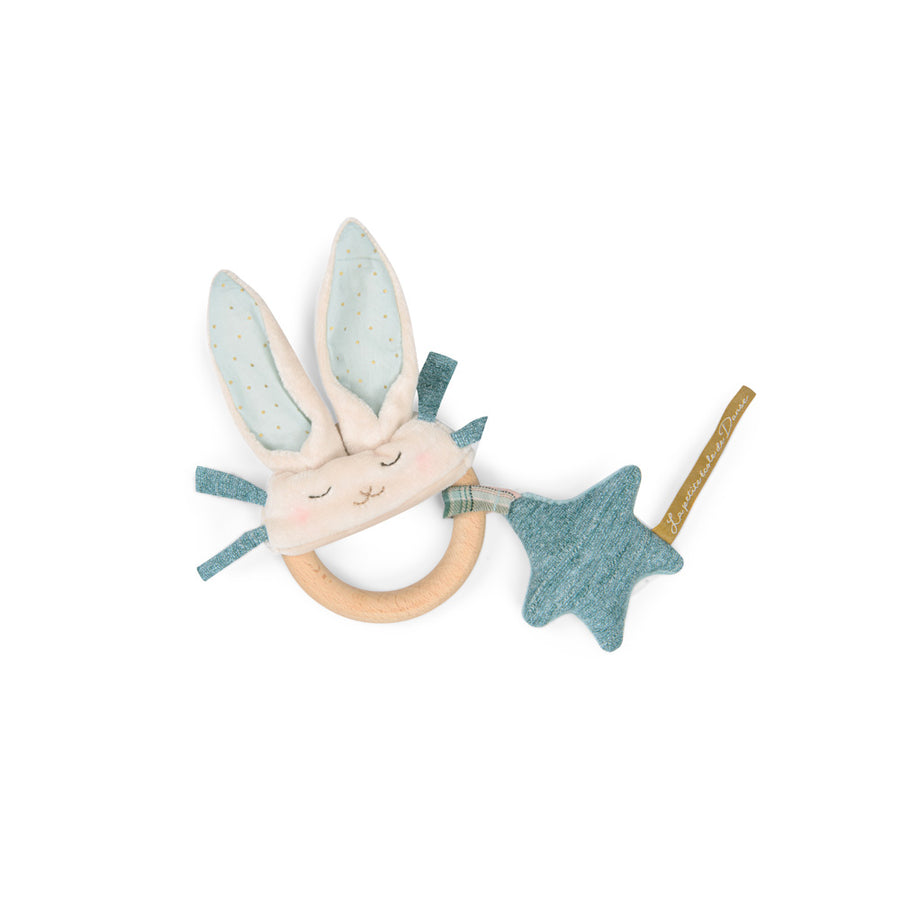 La Petite École de Danse Wooden Ring Rattle Rabbit