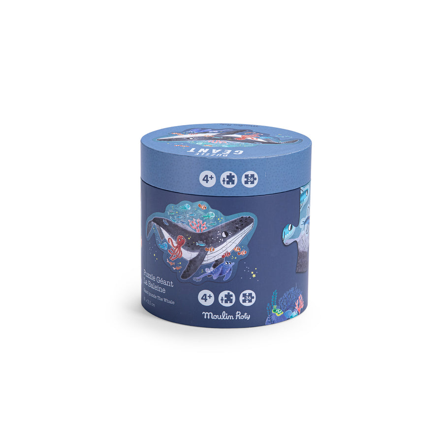 Les Aventures de Paulie Whale Giant Puzzle 36pc