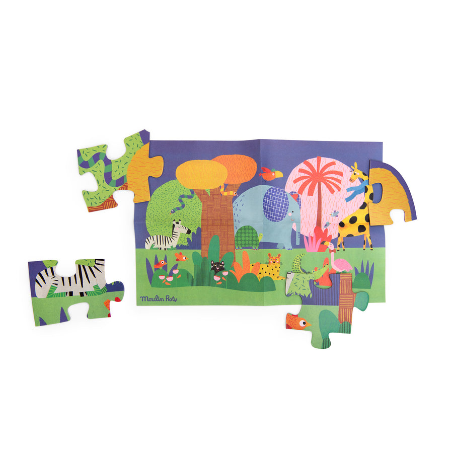 Les Toupitis The Animal Oasis Puzzle 36pcs