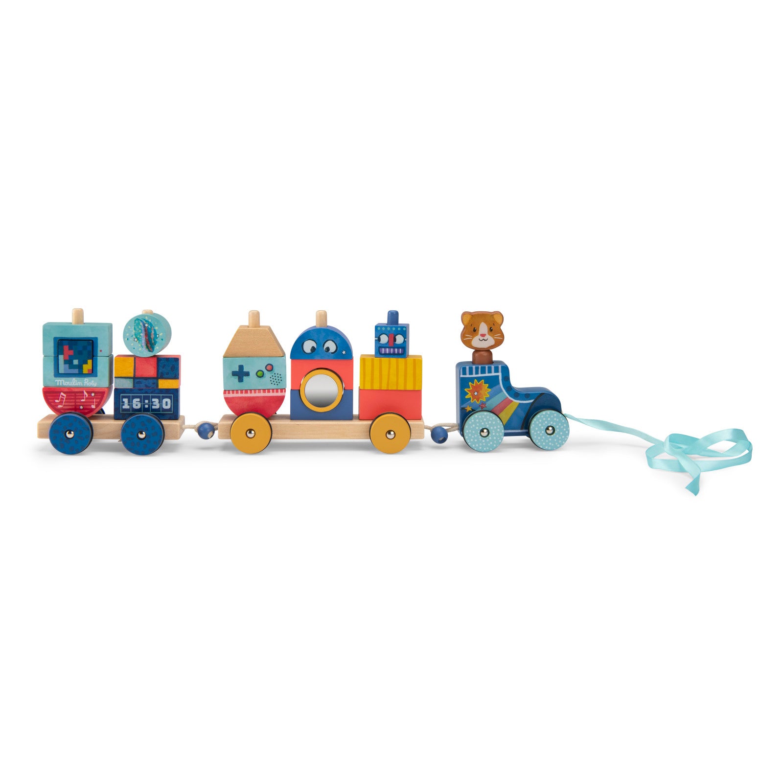 Puce & Pilou Pull-along Roller Train