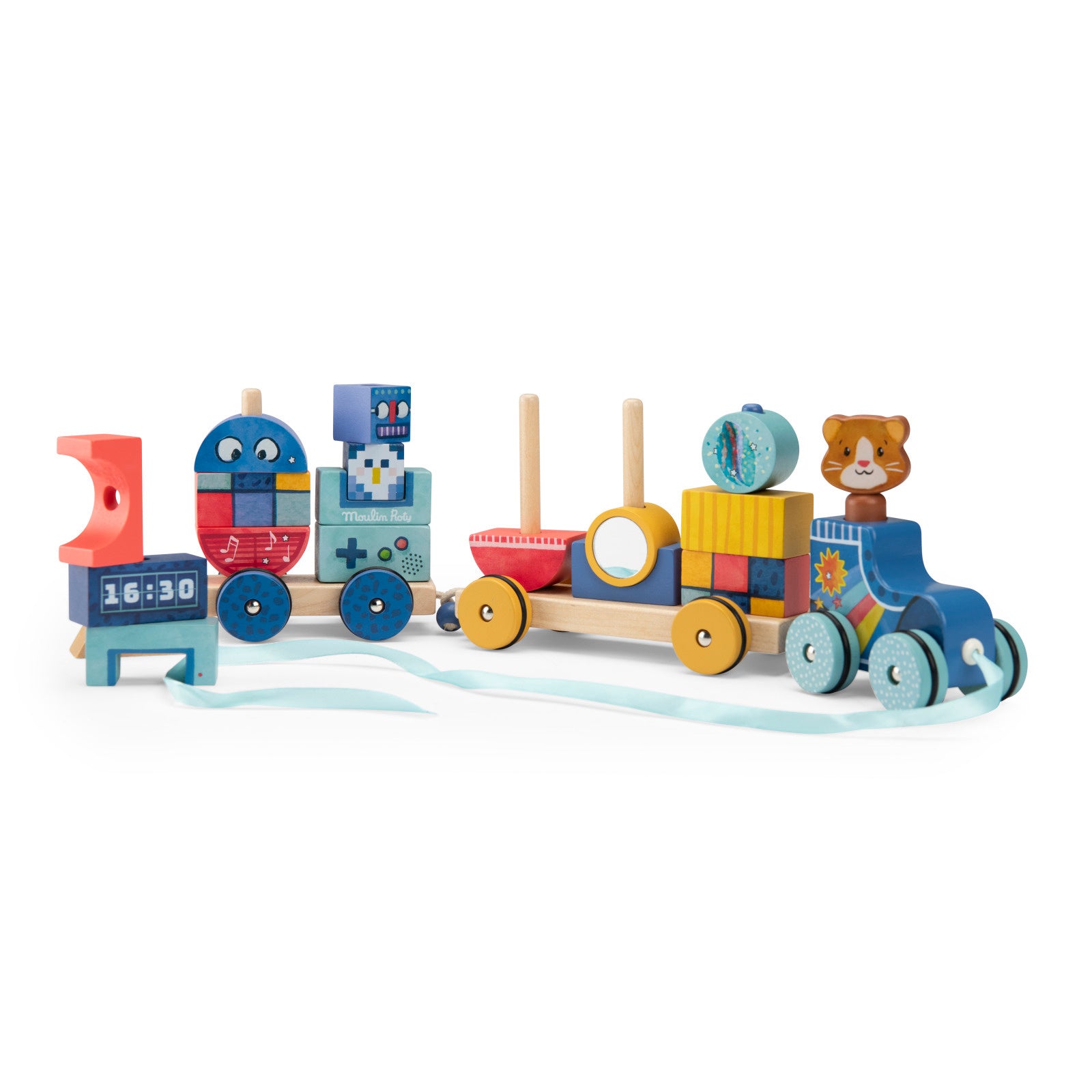 Puce & Pilou Pull-along Roller Train