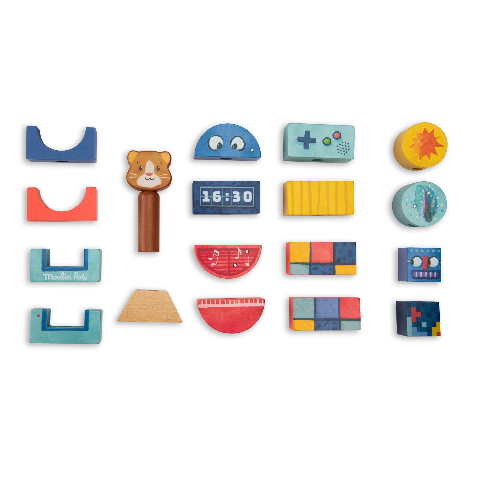 Puce & Pilou Pull-along Roller Train