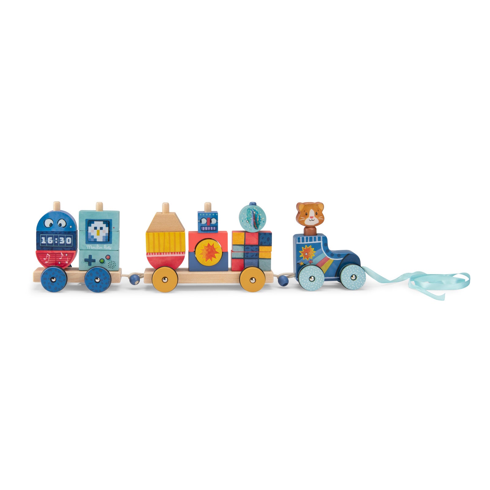 Puce & Pilou Pull-along Roller Train